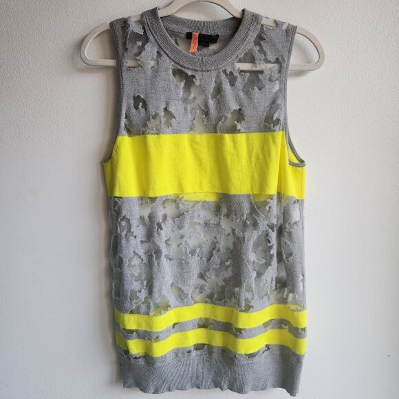 Alexander Wang Wool Mesh Tunic - Sz L - Picture 1 of 13